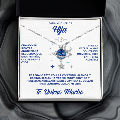 Collar de Estrella | Acabado en Plata | Para Mi Querida Hija