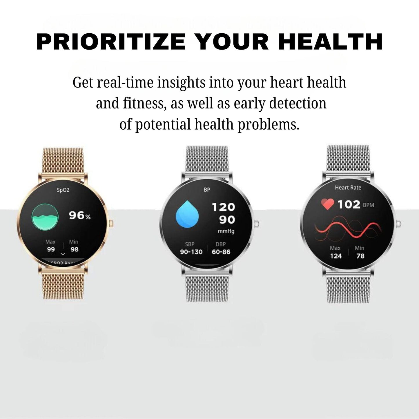 GLAMOURSMART™ - Elegant and Luxurious Smartwatch