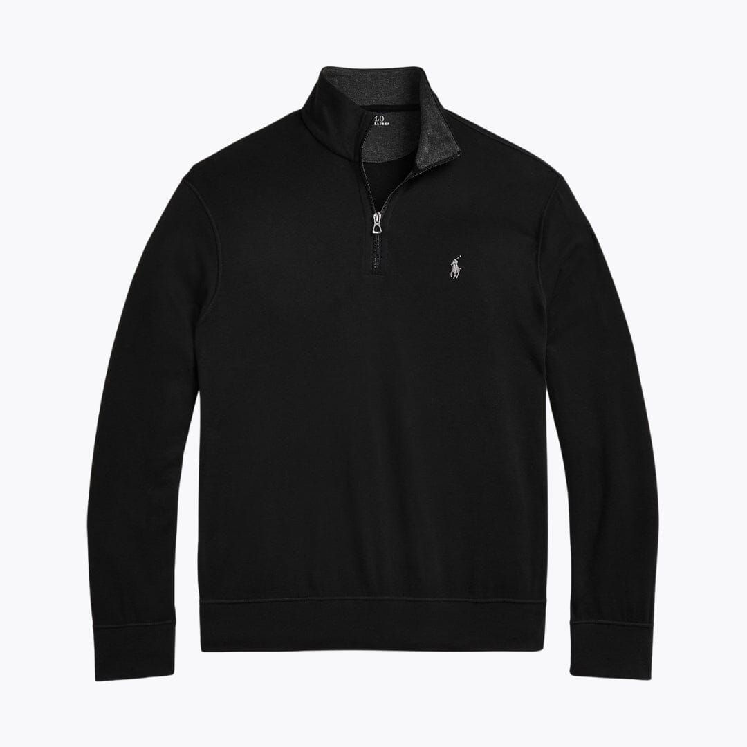 RL Luxury Jersey Quarter-Zip Pullover