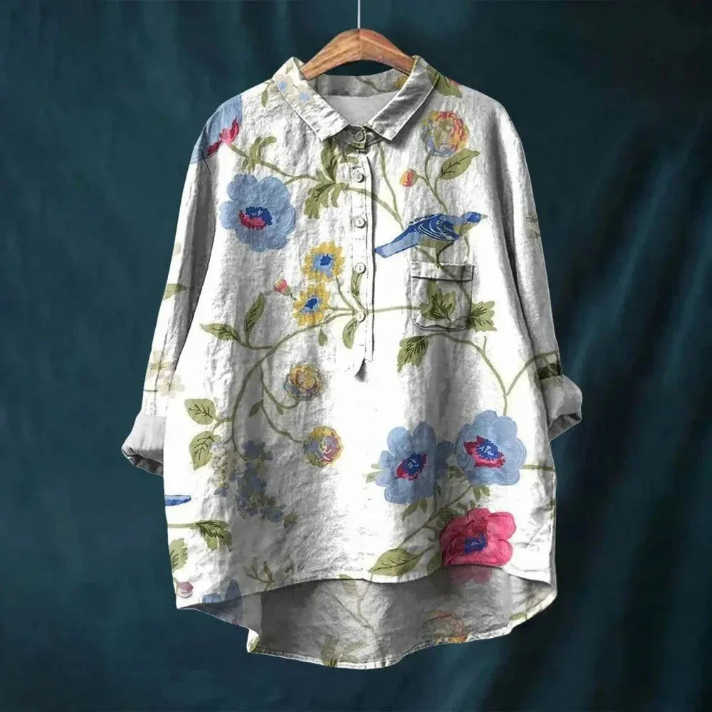 Rosie- VINTAGE FLORAL BLOUSE