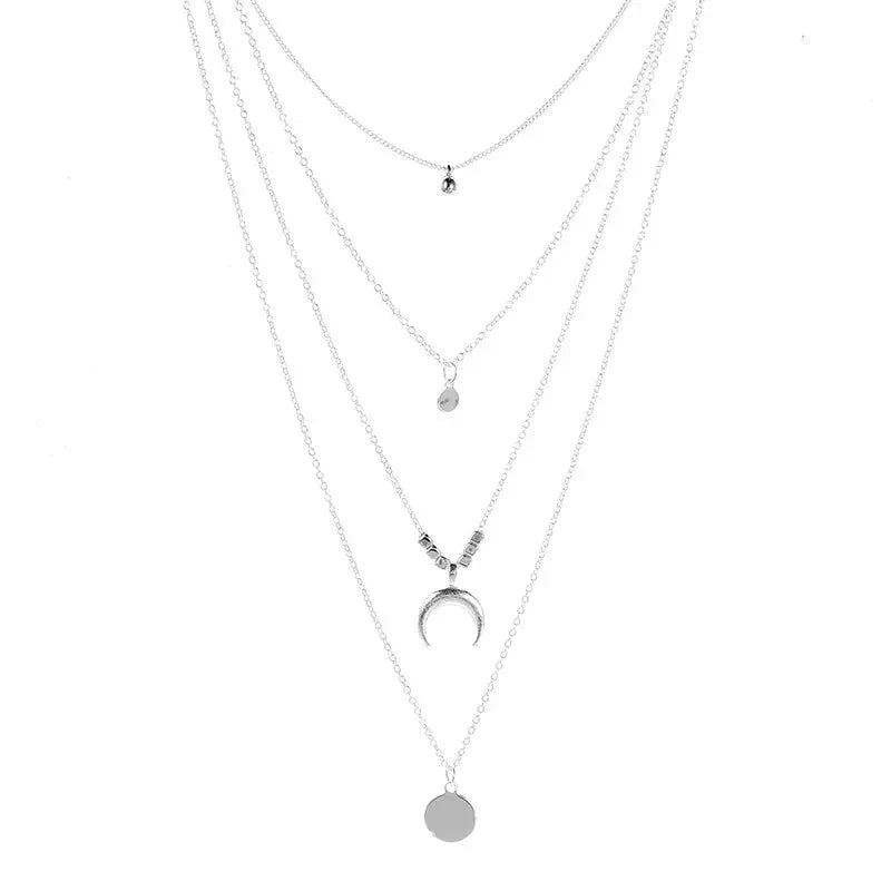 Various delicate necklaces