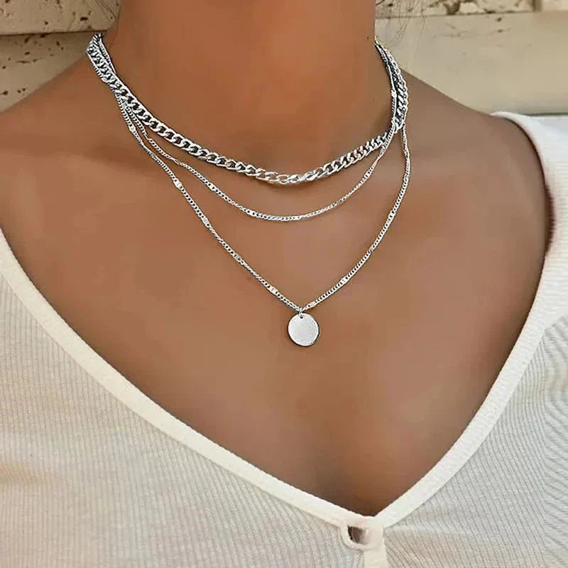 Various delicate necklaces