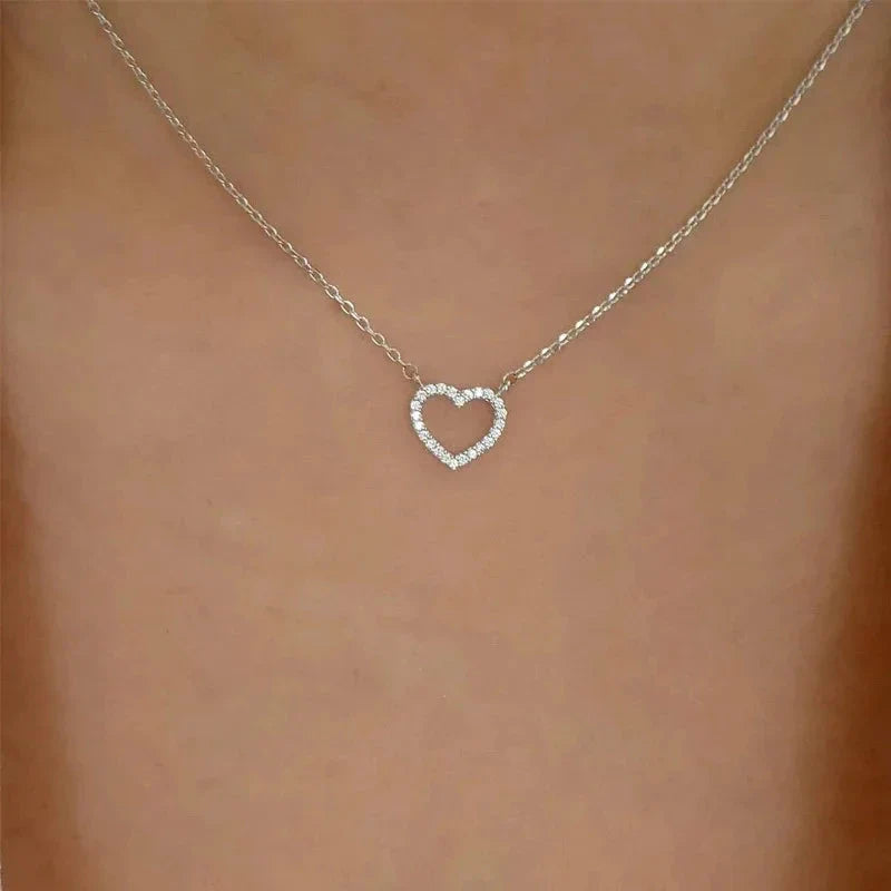 Various delicate necklaces